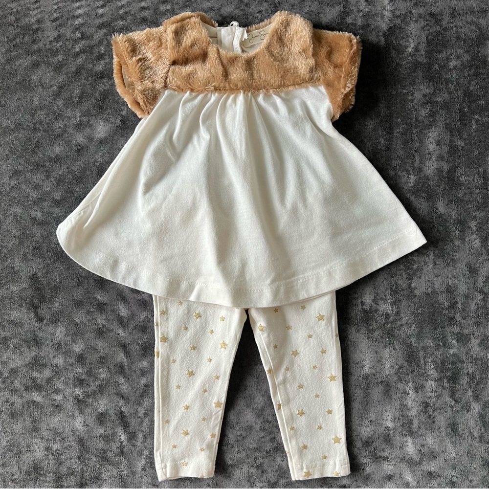 Jessica Simpson 2 Piece Outfit Size 6/9 Months